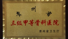 我院于2012年4月13日成功通过贵州省三级甲等专科医院评审