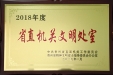 喜讯！党办（监察室）荣获贵州省直属机关“文明处室”称号！