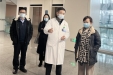省财政厅社会保障处处长徐英、省卫健委财务处处长陈静一行莅临北京积水潭医院贵州医院调研指导