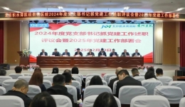 积水潭贵州医院召开2024年度党支部书记抓党建工作述职评议会暨2025年党建工作部署会