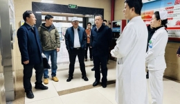 党委书记刘勇带队到南明院区开展“元旦”节前安全生产检查